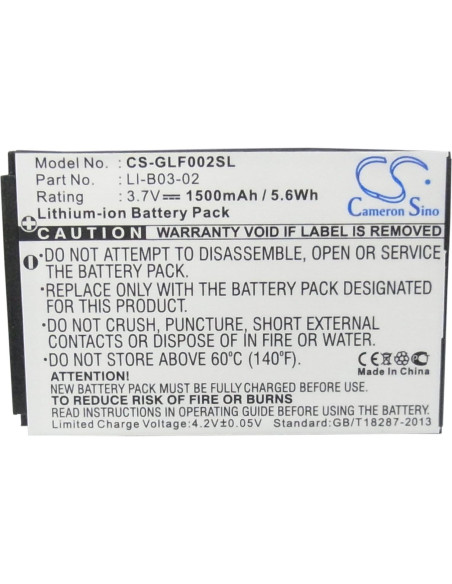 Batería Li-ion 1500mAh Golf Buddy Platinum GB3