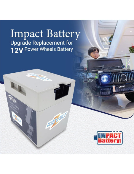 Batería de 12V 15Ah Impact Battery para Power Wheels