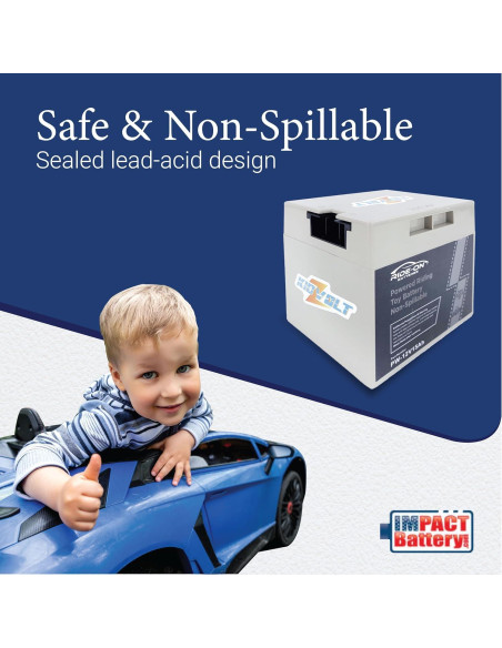 Batería de 12V 15Ah Impact Battery para Power Wheels