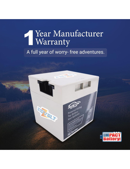 Batería de 12V 15Ah Impact Battery para Power Wheels