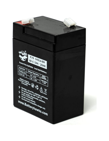 Paquete de 5 Baterías ELB-0604 6V 4.5AH Plomo Sellada