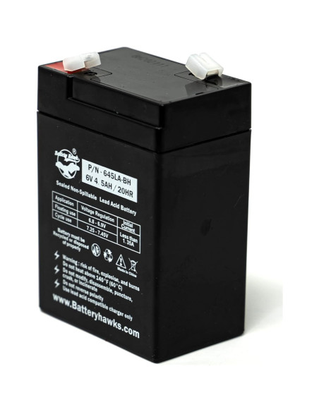 Paquete de 5 Baterías ELB-0604 6V 4.5AH Plomo Sellada