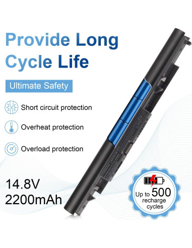 Batería de Laptop Li-ion 2200mAh HP 919700-850 JC03 JC04