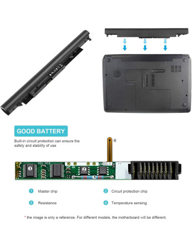 Batería de Laptop Li-ion 2200mAh HP 919700-850 JC03 JC04