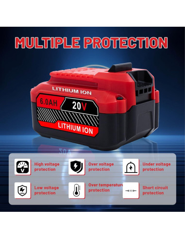 Baterías de Reemplazo Craftsman 20V 6.0Ah 2-Pack Ultraxxis