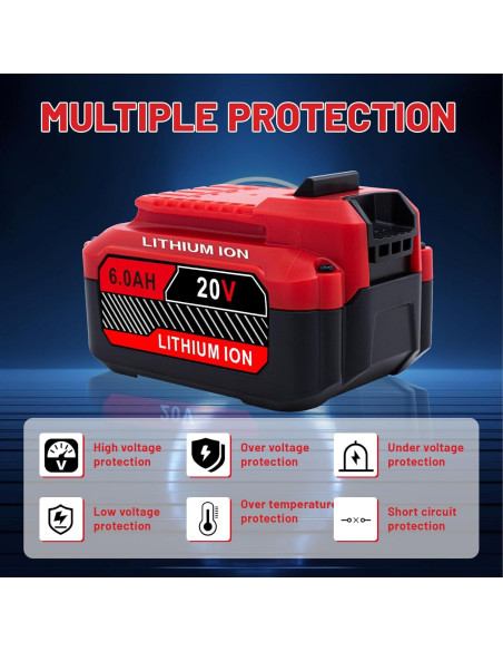 Baterías de Reemplazo Craftsman 20V 6.0Ah 2-Pack Ultraxxis