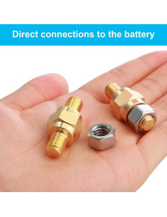 Adaptador de Terminal de Batería Boao - 8 Piezas de Latón 2