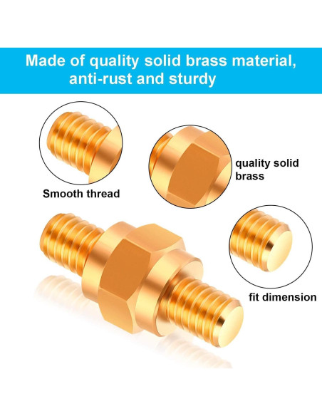 Adaptador de Terminal de Batería Boao - 8 Piezas de Latón