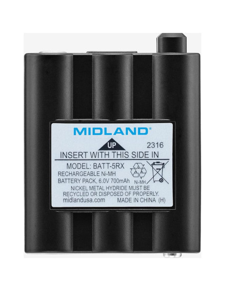 Baterías Recargables Midland AVP17 para GXT1000, GXT1030, GXT1050