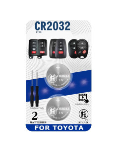 Kit de Baterías CR2032 para Llave Toyota - Paquete de 2