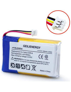 Batería recargable GEILIENERGY 3.7V 1500mAh para Infant Optics DXR-8 (2 unidades) 2