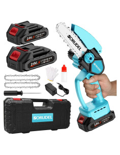 Mini motosierra SORUDEL 28,000 RPM Azul oscuro - 2.47 kg