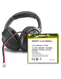 Batería Reemplazo 3.7V 2100mAh para Auriculares Sony WH-1000XM3/WH-1000XM4