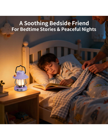 Linterna Recargable para Niños ChicLumen Púrpura 3 Modos