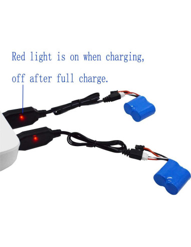 Batería Recargable 7.4V 600mAh Li-ion Blomiky para Barcos RC