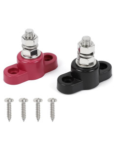 Hovom Bloques de Conexión de Batería 12V Aislados 2 Piezas