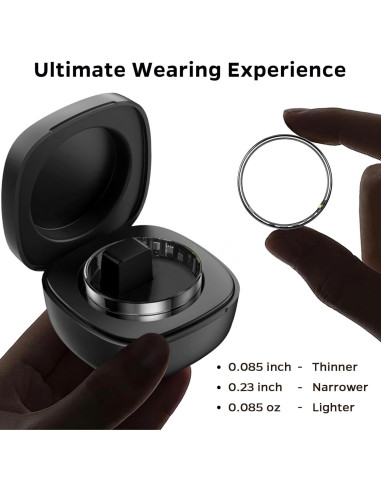 Anillo Inteligente Emerhome R11 Oro 7 - Monitoreo Salud y Sueño