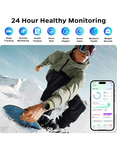 Anillo Inteligente Emerhome R11 Oro 7 - Monitoreo Salud y Sueño