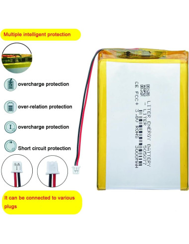 Batería de polímero de litio 3.8V 3000mAh ANBERNIC RG350