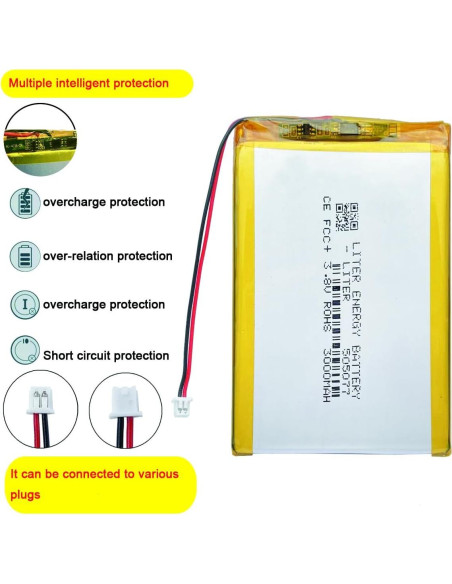 Batería de polímero de litio 3.8V 3000mAh ANBERNIC RG350