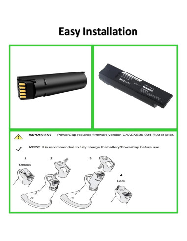 Batería Li-ion 2400mAh 3.7V ZeBra DS8100/DS8170/DS8178