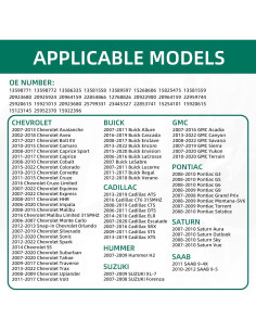 Sensor TPMS CDWTPS 4-Pack para Chevy GMC Buick Cadillac 2