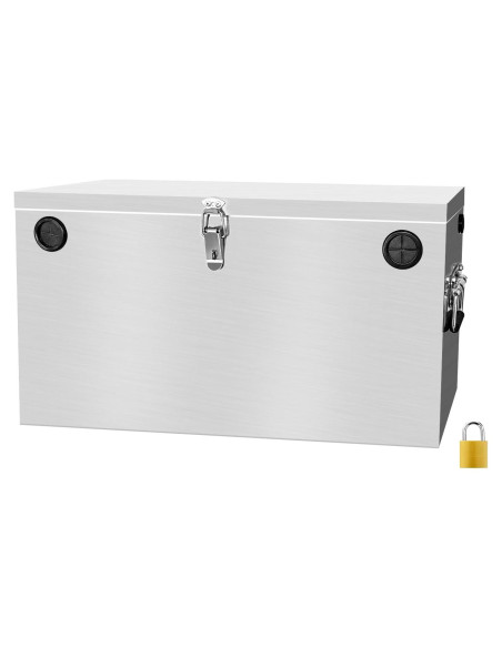 Caja de Batería Marina Peastorm Doble 12V Acero Inoxidable