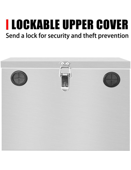 Caja de Batería Marina Peastorm Doble 12V Acero Inoxidable