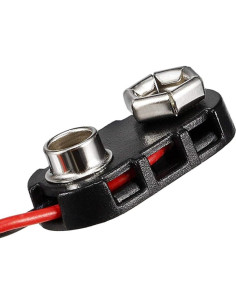 Paquete de 12 Conectores de Clip de Batería 9V Tipo I 15cm 2