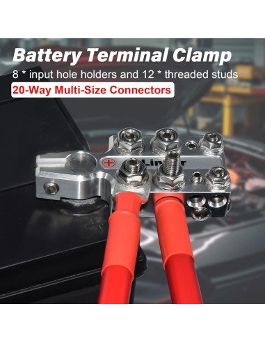 Bloque de terminales de batería vLinker AM20 20 vías 8AWG a 4/0