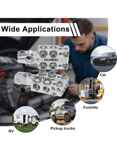 Bloque de terminales de batería vLinker AM20 20 vías 8AWG a 4/0