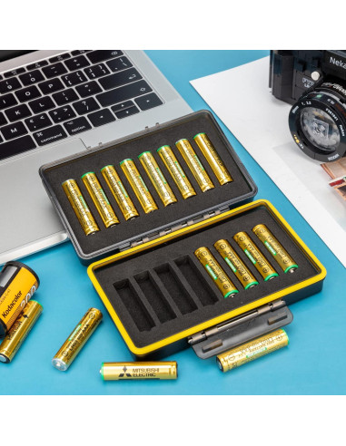Estuche de Almacenamiento JJC para 16 Baterías AAA Resistente