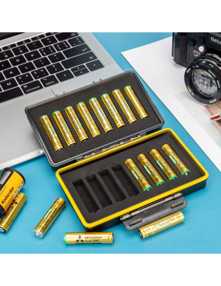 Estuche de Almacenamiento JJC para 16 Baterías AAA Resistente
