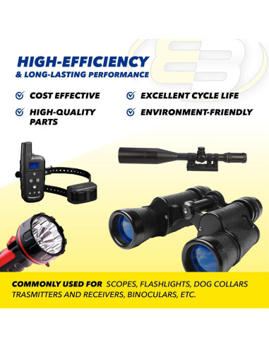 Batería de Litio Exell CR1/3N 3V para Collar de Perro