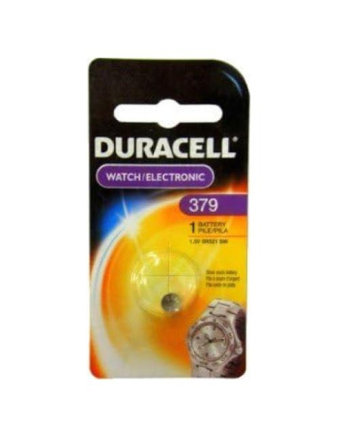 Batería de óxido de plata Duracell DL379 1.5V - Paquete de 2