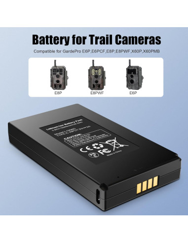 Batería Recargable Litio 10000mAh REACELL para Cámara GardePro