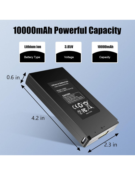 Batería Recargable Litio 10000mAh REACELL para Cámara GardePro