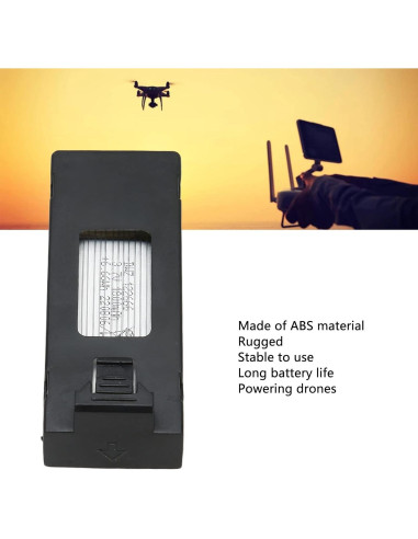 Batería de Drone RC Qinlorgo 3.7V 1800mAh Compatible E88 E88MAX E525 E99 K3