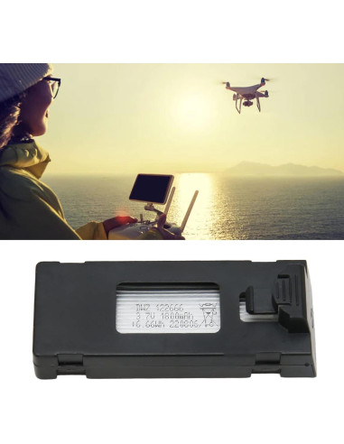 Batería de Drone RC Qinlorgo 3.7V 1800mAh Compatible E88 E88MAX E525 E99 K3