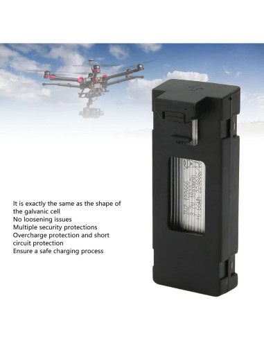 Batería de Drone RC Qinlorgo 3.7V 1800mAh Compatible E88 E88MAX E525 E99 K3