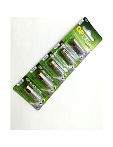 Batería Alcalina GP 23A 12V - Paquete de 5 Unidades