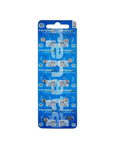 Baterías de Reloj Renata 379 - Paquete de 10 Unidades