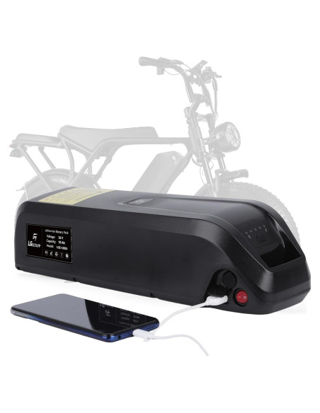 Batería de Litio 36V 10Ah LGECOLFP para Bicicleta Eléctrica