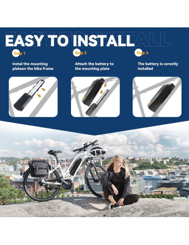 Batería de Litio 36V 10Ah LGECOLFP para Bicicleta Eléctrica