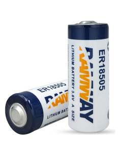 Paquete de 2 Baterías de Litio ER18505 3.6V 4000mAh STEPMAX