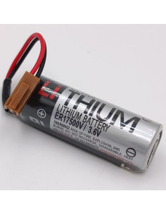 Paquete de 2 Baterías PLC LITKEQ ER17500V 3.6V 2700mAh 2