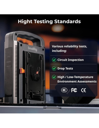 Cargador Doble Canal V Mount SmallRig 11762-SR 1.05kg