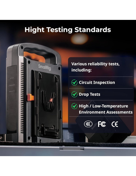 Cargador Doble Canal V Mount SmallRig 11762-SR 1.05kg