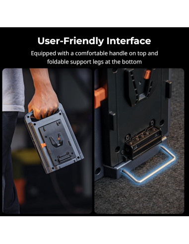 Cargador Doble Canal V Mount SmallRig 11762-SR 1.05kg