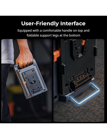 Cargador Doble Canal V Mount SmallRig 11762-SR 1.05kg